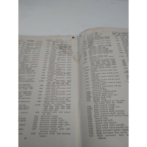 Atlas Imperial Instruction Book No. 27-12 For Four Cycle Mechanical Injection Di - Picture 3 of 5